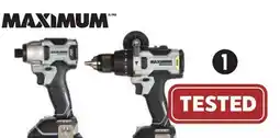 Canadian Tire Maximum 40V 1⁄2˝ Hammer Drill and 20V 1⁄4˝ Impact Driver Combo Kit offer