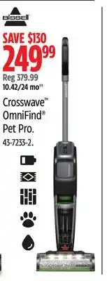 Canadian Tire Crosswave OmniFind Pet Pro offer
