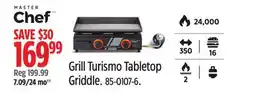Canadian Tire MASTER Chef Grill Turismo Tabletop Griddle offer