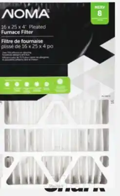 Canadian Tire MERV 8 Pleated Furnace Air Filter offer