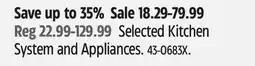 Canadian Tire Hamilton Beach Selected Kitchen System and Appliances offer