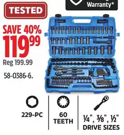 Canadian Tire Socket Set offer
