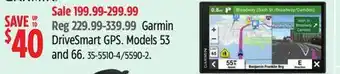 Canadian Tire Garmin DriveSmart GPS offer