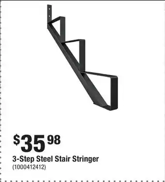 Home Depot 3-Step Steel Stair Stringer offer