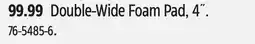 Canadian Tire Outbound Double-Wide Foam Pad, 4˝ offer