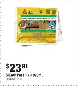 Home Depot SIKA Post Fix • 976mL offer