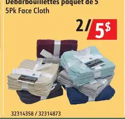 Sushi Shop 5Pk Face Cloth offer