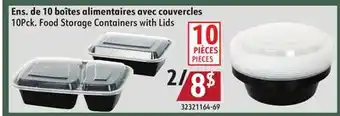 Sushi Shop 10Pck. Food Storage Containers with Lids offer