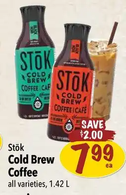 Farm Boy Stōk Cold Brew Coffee offer