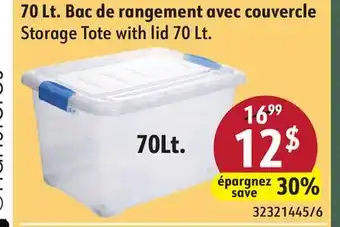 Sushi Shop Storage Tote with lid 70 Lt offer