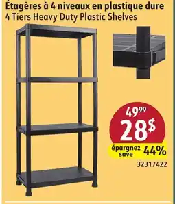Sushi Shop 4 Tiers Heavy Duty Plastic Shelves offer