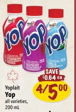 Farm Boy Yoplait Yop offer