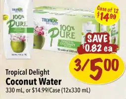 Farm Boy Tropical Delight Coconut Water offer