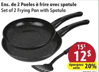 Sushi Shop Set of 2 Frying Pan with Spatula offer