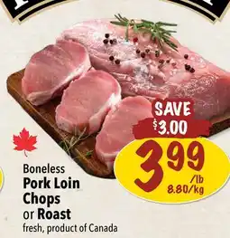 Farm Boy Boneless Pork Loin Chops offer