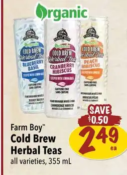 Farm Boy Farm Boy Cold Brew Herbal Teas offer