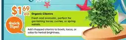 Healthy Planet Organic Cilantro offer