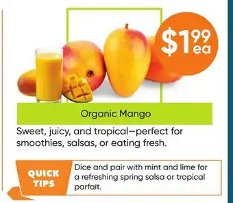 Healthy Planet Organic Mango offer