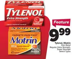 PharmaChoice Tylenol, Motrin Pain Relief Regular, Extra Strength, Super Strength offer