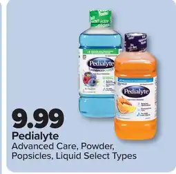 PharmaChoice Pedialyte Advanced Care, Powder, Popsicles, Liquid offer