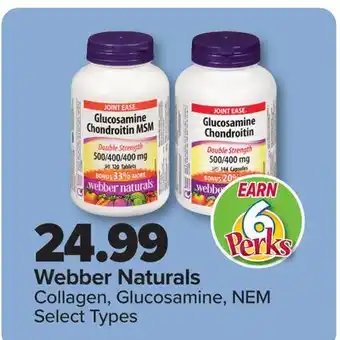 PharmaChoice Webber Naturals Collagen, Glucosamine, NEM offer