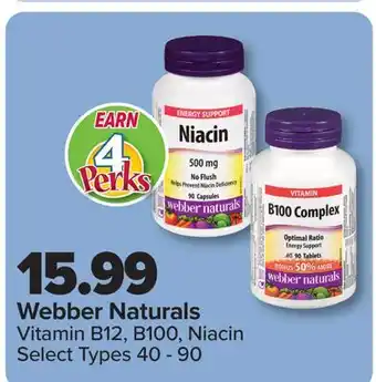 PharmaChoice Webber Naturals Vitamin B12, B100, Niacin offer