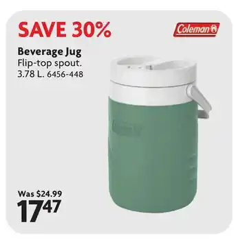 Home Hardware Beverage Jug offer