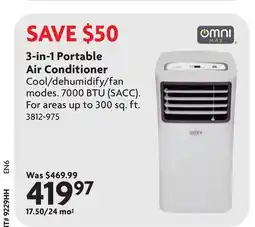 Home Hardware 3-in-1 Portable Air Conditioner offer