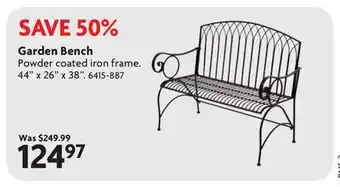 Home Hardware Garden Bench offer