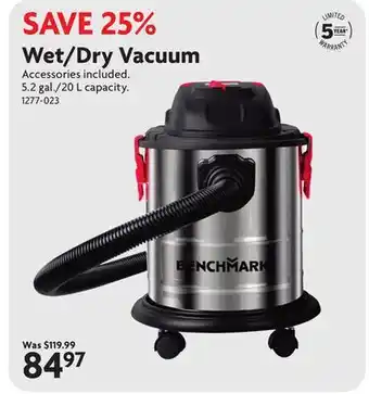 Home Hardware Wet/Dry Vacuum offer