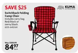 Home Hardware Switchback Folding Camp Chair offer