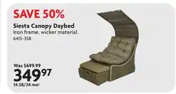 Home Hardware Siesta Canopy Daybed offer