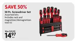 Home Hardware 50 Pc. Screwdriver Set offer