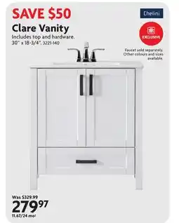 Home Hardware Clare Vanity offer