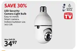 Home Hardware LED Security Camera Light Bulb offer