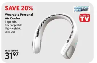Home Hardware Wearable Personal Air Cooler offer