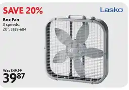 Home Hardware Box Fan offer