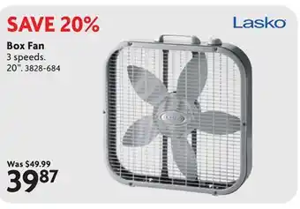 Home Hardware Box Fan offer