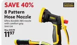 Home Hardware 8 Pattern Hose Nozzle offer