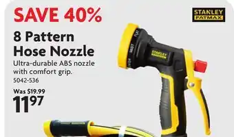 Home Hardware 8 Pattern Hose Nozzle offer
