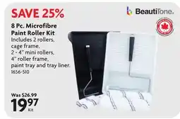 Home Hardware 8 Pc. Microfibre Paint Roller Kit offer