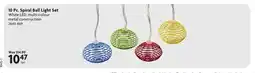 Home Hardware 10 Pc. Spiral Ball Light Set offer
