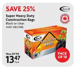 Home Hardware Super Heavy Duty Construction Bags offer