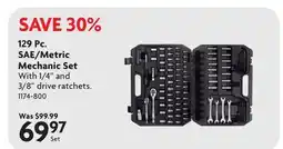 Home Hardware 129 Pc. SAE/Metric Mechanic Set offer