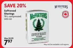 Home Hardware Softwood Shavings offer