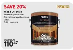 Home Hardware Wood Oil Stain offer