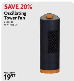 Home Hardware Oscillating Tower Fan offer
