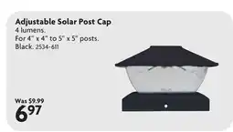 Home Hardware Adjustable Solar Post Cap offer