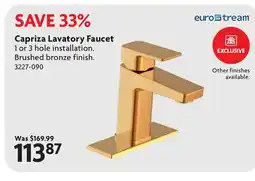 Home Hardware Capriza Lavatory Faucet offer