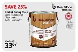 Home Hardware Deck & Siding Stain offer